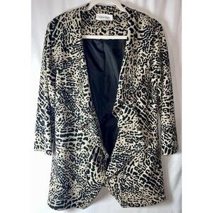 Calvin Klein Women’s Dress Jacket Soft Lined Open Front Size 10